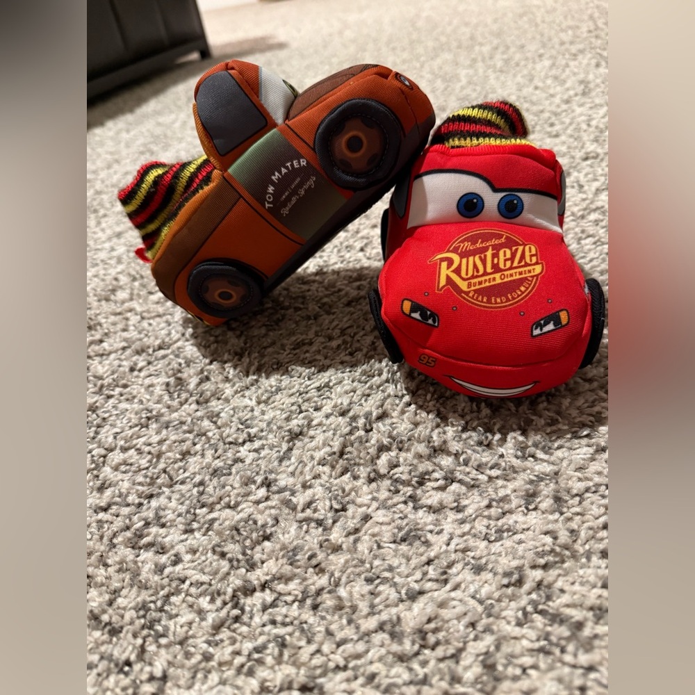 Disney Cars Toddler Slippers Size 7/8 - Picture 5 of 7